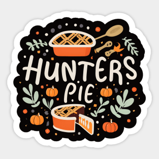 Hunters Pie Thanksgiving Sticker